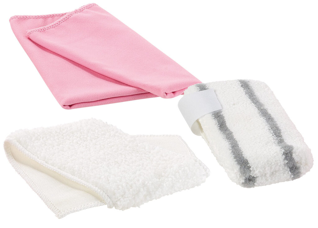 3-teiliges Universal-Mikrofaser-Putztuch-Set für Dampfreiniger