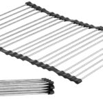 Faltbare XXL-Edelstahl Abtropf-Auflage für Spülbecken, 55 x 45cm