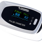Finger-Pulsoximeter mit OLED-Farbdisplay, exakte Messung