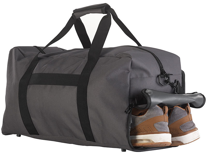 Sport- & Reisetasche, 4 Aussenfächer, Schmutzwäsche-/ Schuhfach, 40 l Sport- & Reisetasche, 4 Aussenfächer, Schmutzwäsche-/ Schuhfach, 40 l