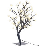 LED-Baum mit 64 beleuchteten Blüten, 45 cm, IP44, für innen & aussen
