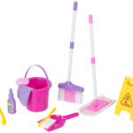 Spielzeug-Putz-Set für Kinder, 10-teilig