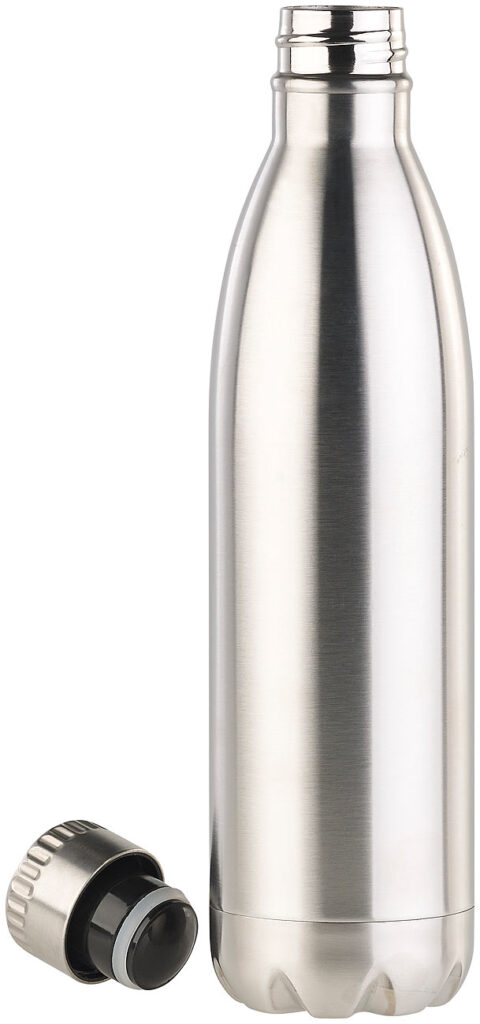 2er-Set Doppelwandige Vakuum-Isolierflaschen aus Edelstahl, 750 ml 2er-Set Doppelwandige Vakuum-Isolierflaschen aus Edelstahl, 750 ml