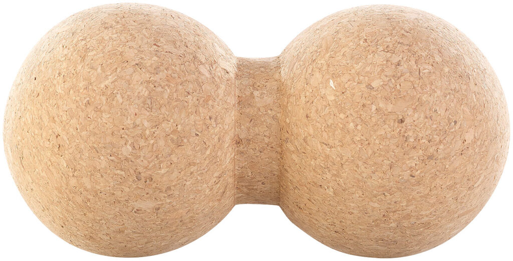 Massage-Duoball und Faszien-Trainer zur Selbstmassage, Kork, Ø 8 cm Massage-Duoball und Faszien-Trainer zur Selbstmassage, Kork, Ø 8 cm