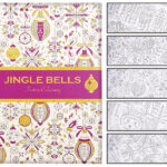 Malbuch für Erwachsene „Jingle Bells“ mit 32 Wintermotiven
