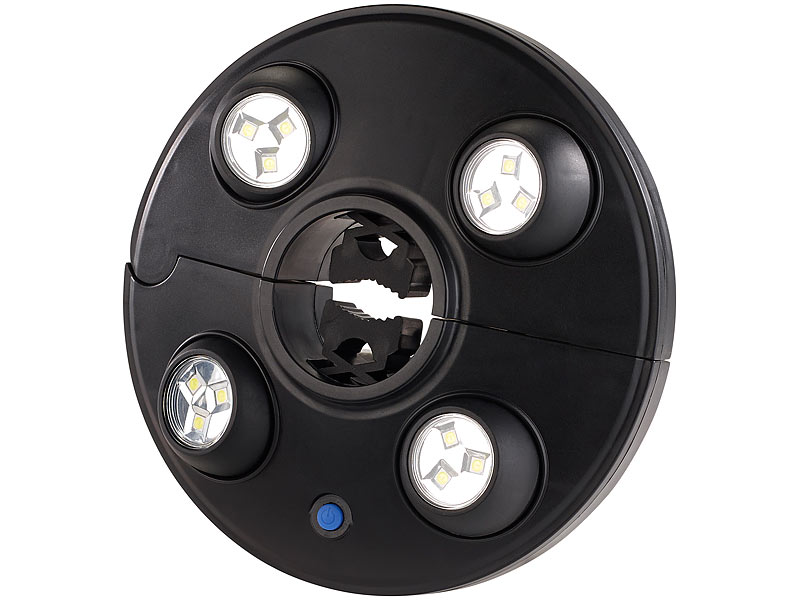 LED-Schirmleuchte LSL-250 mit4 dreh- und dimmbaren Spots, 250 Lumen LED-Schirmleuchte LSL-250 mit4 dreh- und dimmbaren Spots, 250 Lumen