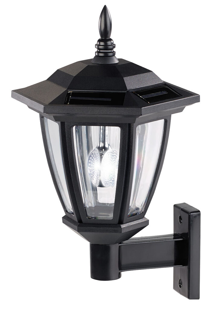 Nostalgische Solar-LED-Wand-Leuchte für aussen, weisses Licht, 25 Lumen Nostalgische Solar-LED-Wand-Leuchte für aussen, weisses Licht, 25 Lumen