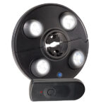 LED-Schirmleuchte mit 4 dreh-& dimmbaren Spots, 200 lm, Fernbedienung