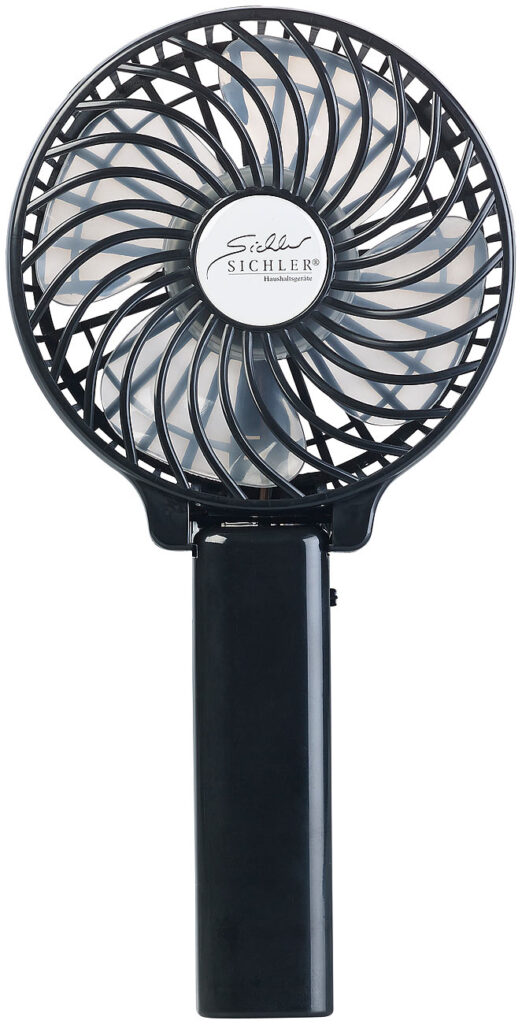 Zusammenklappbarer 2in1-Akku-Hand- & Tisch-Ventilator, USB,4 Watt