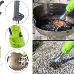 Elektrischer 3in1-Unkrautvernichter, 2 Hitzestufen bis 600 °C, 2.000 W