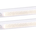 2er-Set LED-Schrankleuchte, PIR- & Lichtsensor, 0,6 W, 25 Lm, 6000 K