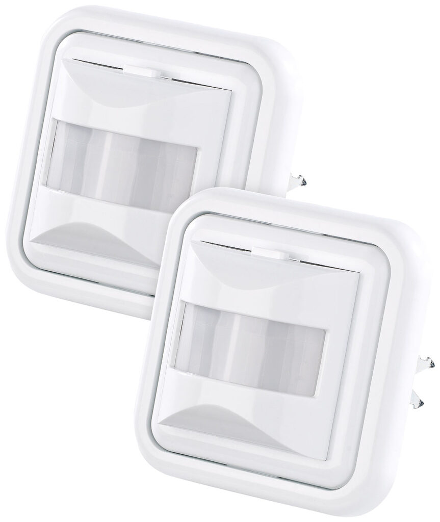 2er-Set Automatische Lichtschalter mit PIR-Bewegungsmelder 2er-Set Automatische Lichtschalter mit PIR-Bewegungsmelder