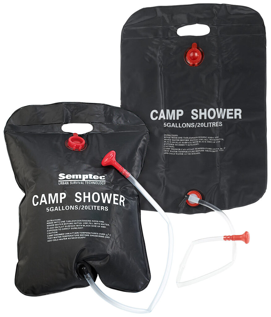 Solar-Garten- und Camping-Dusche, 20 Liter, 2er-Set Solar-Garten- und Camping-Dusche, 20 Liter, 2er-Set