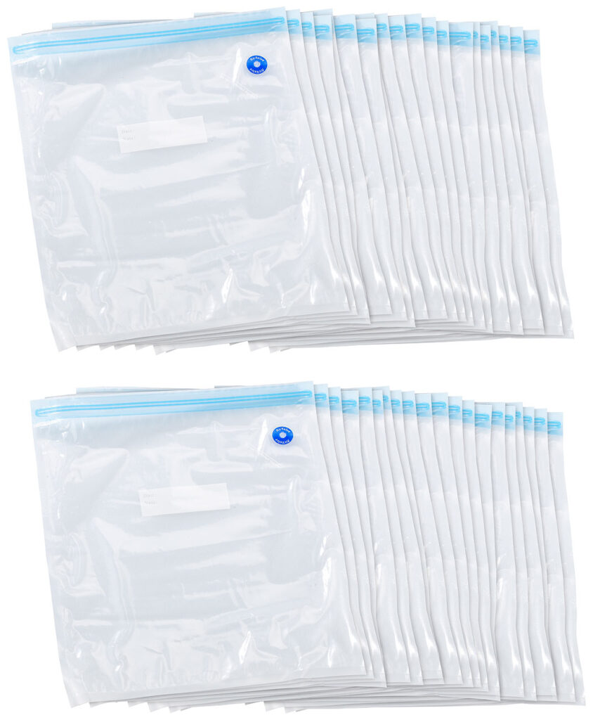 20er-Mega-Pack Vakuumierbeutel, je 26 cm x 28 cm, 2er-Set 20er-Mega-Pack Vakuumierbeutel, je 26 cm x 28 cm, 2er-Set