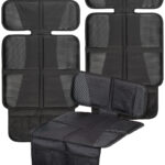 2er-Set Kindersitz-Unterlage „Basic“, 3 Netztaschen, Isofix-geeignet