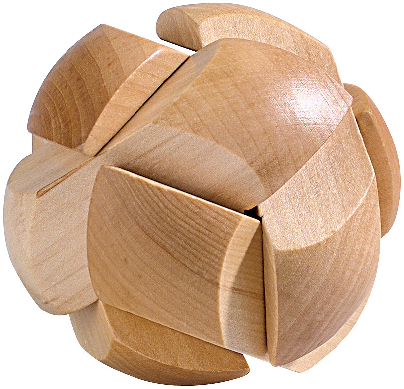 Geduldspiel „Fussball“ aus Holz