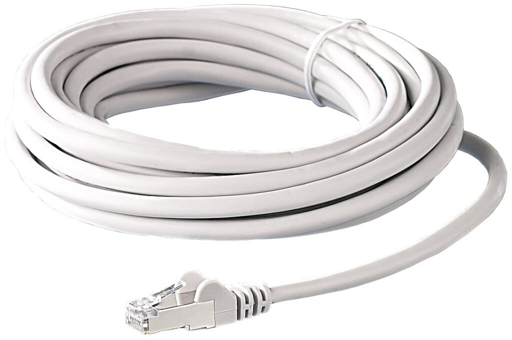 Netzwerkkabel Cat 5, Twisted Pair, RJ45 Stecker auf Stecker, 50m Netzwerkkabel Cat 5, Twisted Pair, RJ45 Stecker auf Stecker, 50m