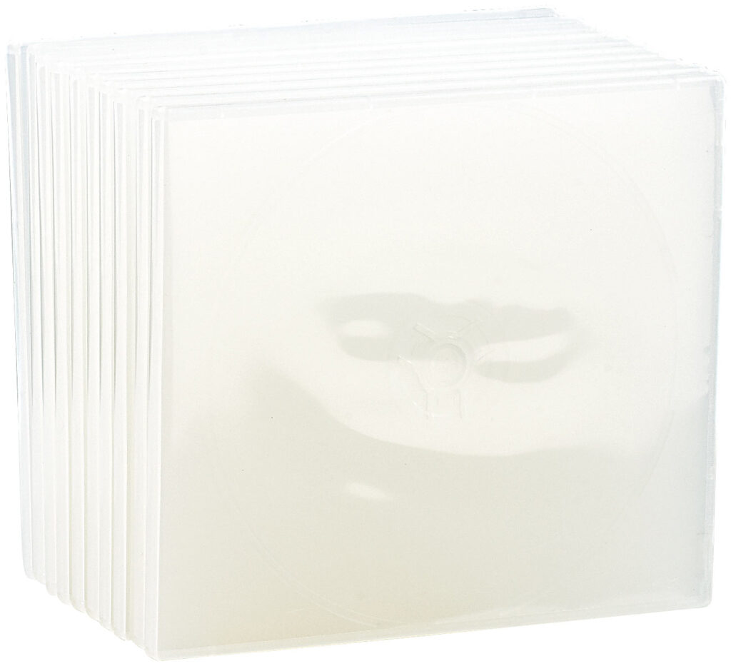 Doppel CD Slim Soft Boxen im 10er-Set, 7 mm, transparent Doppel CD Slim Soft Boxen im 10er-Set, 7 mm, transparent