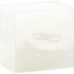Doppel CD Slim Soft Boxen im 10er-Set, 7 mm, transparent