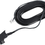 Telefon-Anschlusskabel TAE-F-Stecker auf RJ11-Stecker, 10 m