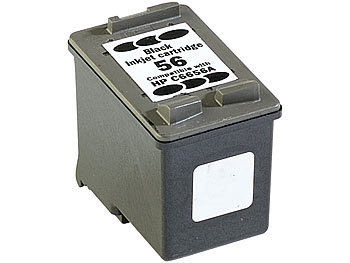Recycled Cartridge für HP (ersetzt C6656AE No.56), black Recycled Cartridge für HP (ersetzt C6656AE No.56), black