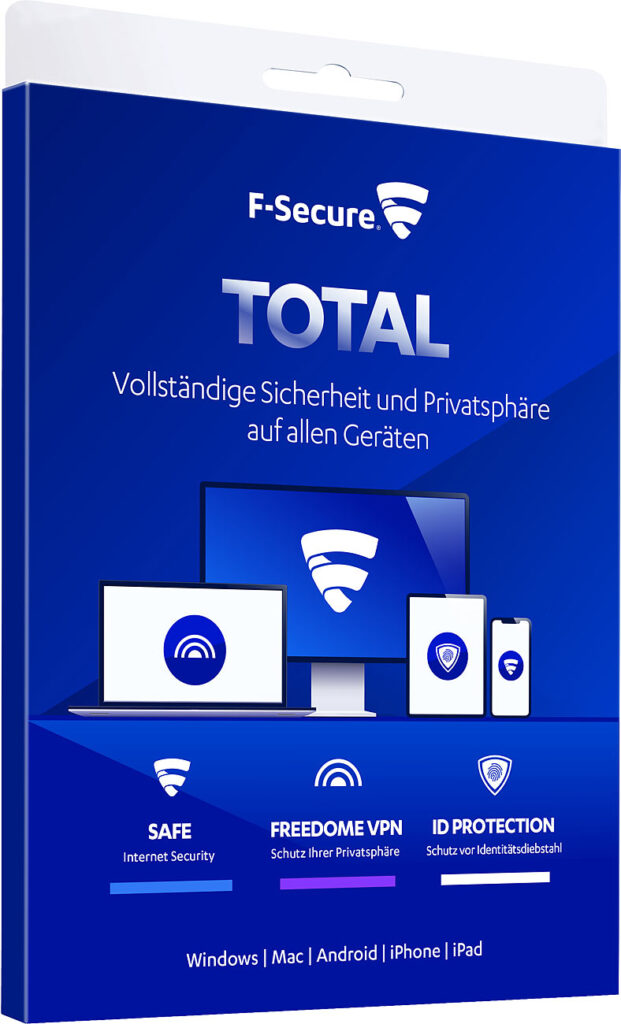 TOTAL Internet Security inkl. VPN & ID Production, 18 Monate, 3 Geräte TOTAL Internet Security inkl. VPN & ID Production, 18 Monate, 3 Geräte
