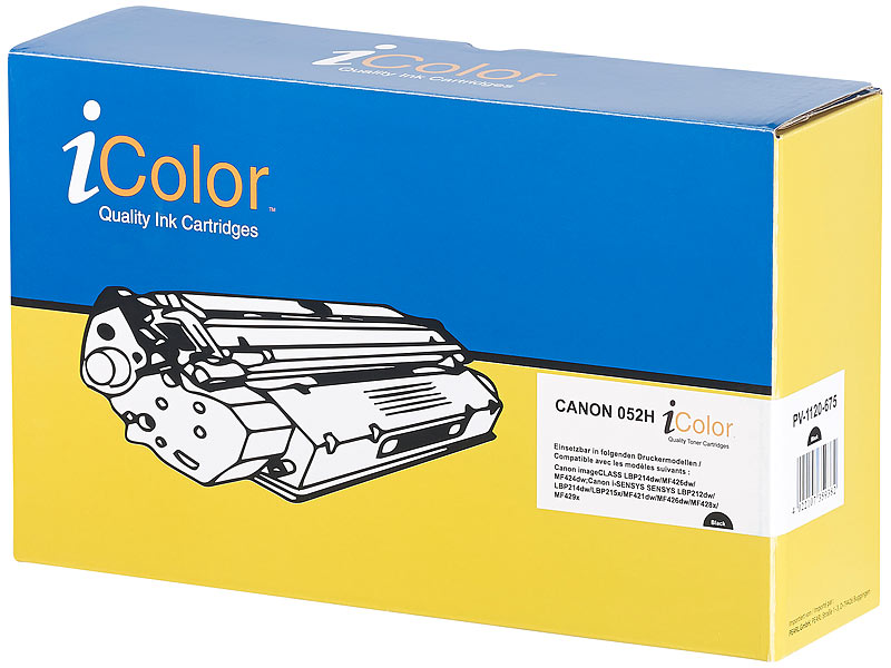 Toner-Kartusche für Canon (ersetzt 052H), black (schwarz) Toner-Kartusche für Canon (ersetzt 052H), black (schwarz)