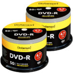 2er-Set DVD-R 4.7GB 16x   mit je  50 Rohlingen