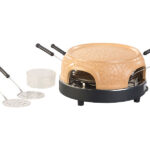 Pizzaofen mit echter Terrakotta-Haube für 6 Personen