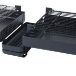 Klappbarer Picknick-Koffer-Grill mit Hitzeschutz