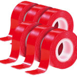 6er-Set Doppelseitiges Klebeband, 19 mm x 1,5 m, Tragkraft 200 g/cm²