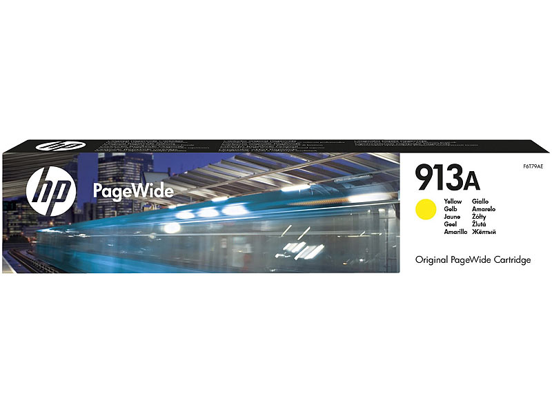 Original Tintenpatrone HP913A, yellow