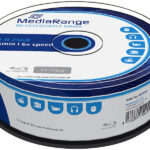 Blue-Ray Rohling BD-R 25 GB, 6x, 25er-Spindel