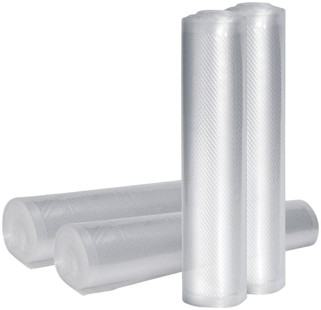 2 Profi-Folienrollen, 30 x 600 cm, für Balken-Vakuumierer 2 Profi-Folienrollen, 30 x 600 cm, für Balken-Vakuumierer
