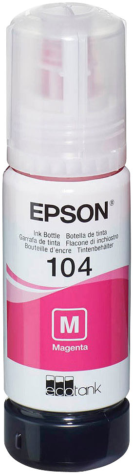 Epson 104, Tinte magenta, C13T00P340, bis zu 7500 Seiten Epson 104, Tinte magenta, C13T00P340, bis zu 7500 Seiten