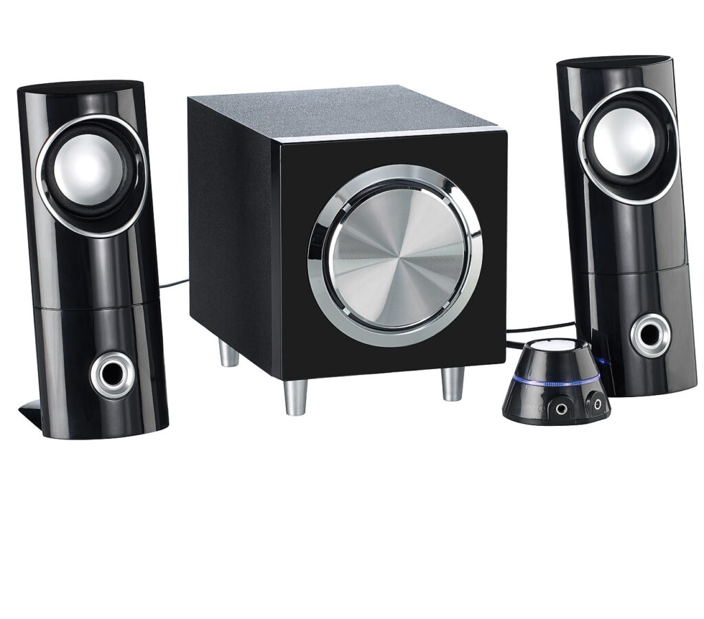 Aktives 2.1-Multimedia-Soundsystem mit Subwoofer MSX-220, 32 Watt