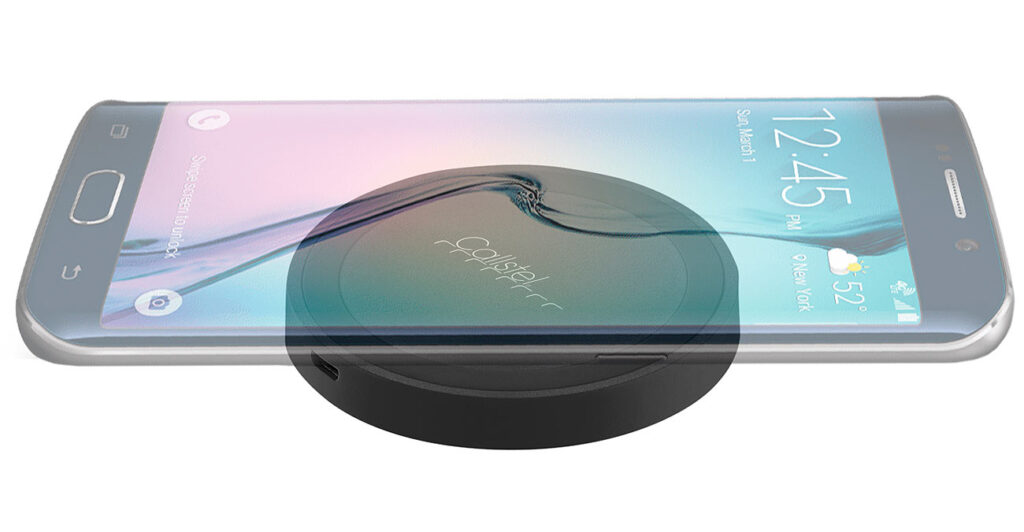 Induktions-Ladestation für Qi-kompatible Smartphones, 5 Watt, 5 Volt Induktions-Ladestation für Qi-kompatible Smartphones, 5 Watt, 5 Volt