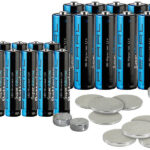 Batterie-Set 32-teilig mit Alkaline- und Lithium-Zellen