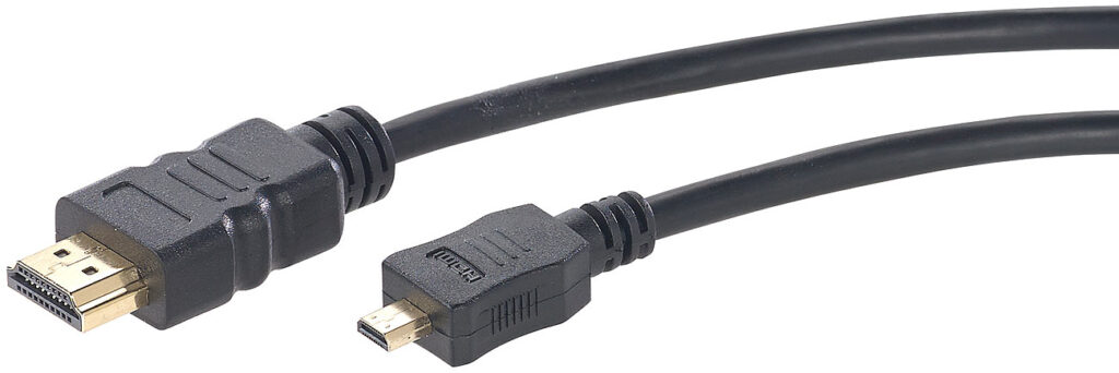 High-Speed-Adapterkabel Micro-HDMI auf HDMI, für 4K, 3D & Full HD, 3 m High-Speed-Adapterkabel Micro-HDMI auf HDMI, für 4K, 3D & Full HD, 3 m