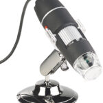 Digitales USB-Mikroskop mit Kamera & Ständer, 1600-fache Vergrösserung