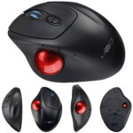 Kabelloser Funk-Trackball mit 7 Tasten & Scrollrad, 1.600dpi