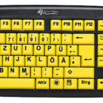 Komfort-Tastatur mit kontraststarken Grossschrift-Tasten