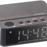 4in1-Wecker mit Bluetooth, FM-Radio, AUX & microSD-Steckplatz, 8 Watt