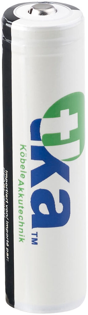 Standard-Lithium-Ionen-Akku Typ 18650, 3,7 V, 2.000 mAh Standard-Lithium-Ionen-Akku Typ 18650, 3,7 V, 2.000 mAh