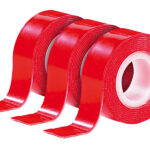 3er-Set Doppelseitiges Klebeband, 19 mm x 1,5 m, Tragkraft 200 g/cm²