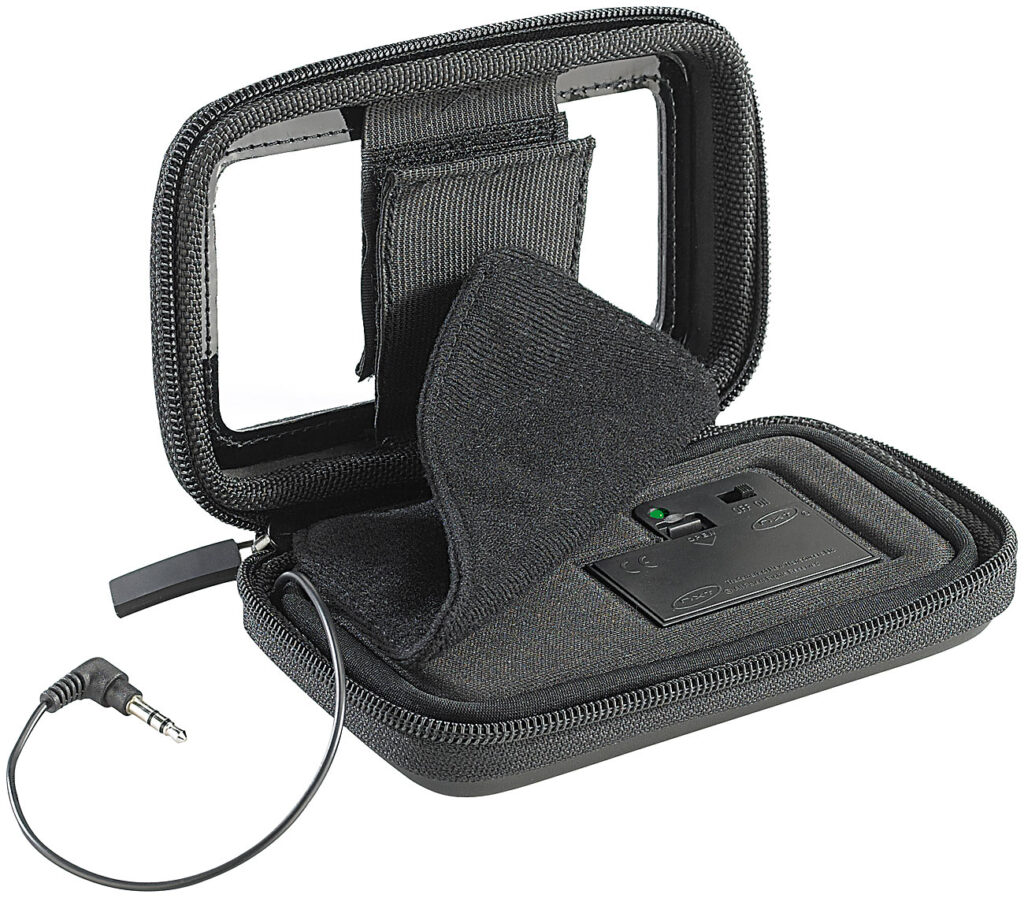 Wasserfestes 2in1-Sound-Bag mit Lautsprecher für kleine Smartphones Wasserfestes 2in1-Sound-Bag mit Lautsprecher für kleine Smartphones