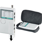 4in1-Kabeltester mit Tasche, für RJ-45, RJ-11, BNC und USB Typ A auf B