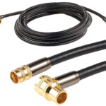 HDTV-Sat-Antennenkabel (F-Winkelstecker), 5 m, 105 dB, 4x-Abschirmung