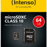 microSDXC-Speicherkarte 64 GB Class 10 inkl. SDXC-Adapter