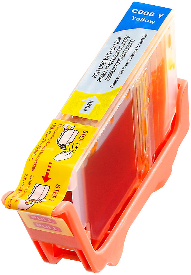 Patrone für CANON (ersetzt CLI-8Y), mit CHIP yellow Patrone für CANON (ersetzt CLI-8Y), mit CHIP yellow
